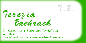 terezia bachrach business card